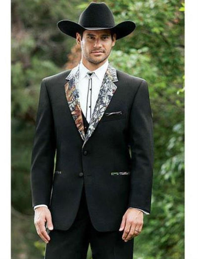 Single Breasted Camouflage Tuxedo - Camo Wedding Suit 1   - from alligatorwarehouse.com