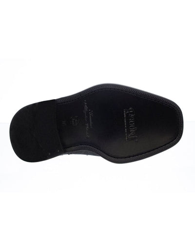 Ferrini Shoes - Mens Alligator Dress Shoe - Ferrini 203 Alligator Cap Toe Black Shoes 2 F203-BL-060  - from alligatorwarehouse.com