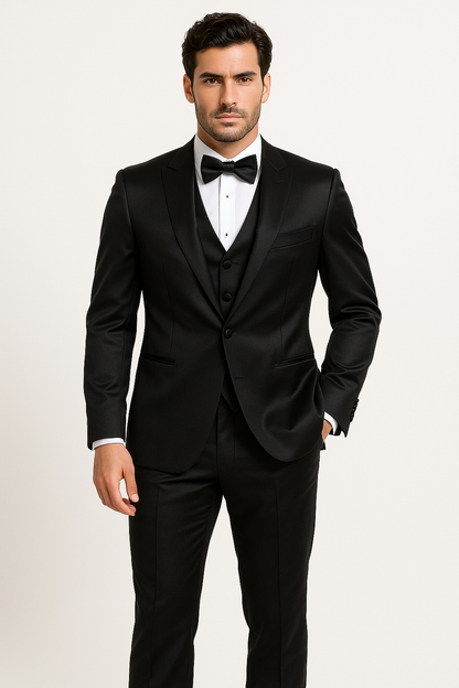 Elite-Black-satin-suit-wedding-prom