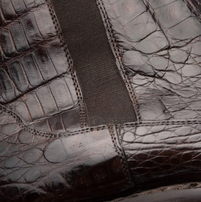 Blackmore Genuine Crocodile Brown By Mezlan Made In Spain Brand 3   - from alligatorwarehouse.com