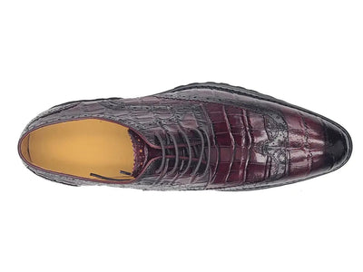 Blucher Style Alligator Embossed Oxford 2 KS482-11EWHISKY8  - from alligatorwarehouse.com