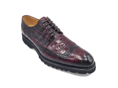Blucher Style Alligator Embossed Oxford 4 KS482-11EWHISKY8  - from alligatorwarehouse.com
