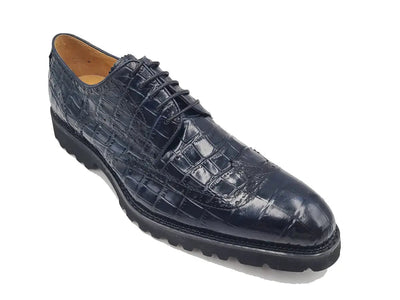 Blucher Style Alligator Embossed Oxford 8 KS482-11EWHISKY8  - from alligatorwarehouse.com