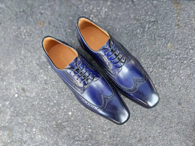 Blucher Style Wingtip Oxford 21 KS509-43GRAY85  - from alligatorwarehouse.com
