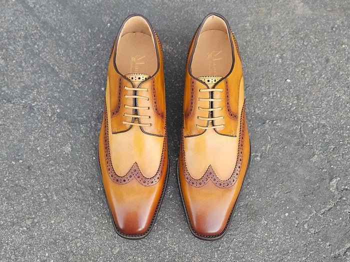 Carrucci Blucher Style Wingtip Derby