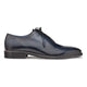 Enterprise Blue Calfskin Men’s Plain Toe Shoe By Mezlan Made In Spain Brand