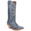 Dan Post Womens Rema Blue Snip Toe Leather Western Boots 6 DP7019_6.5_M  - from alligatorwarehouse.com