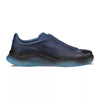 Mezlan Men's Blue Calcio Deer Skin Slip On Sneakers 4   - from alligatorwarehouse.com