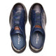 Mezlan Men's Blue Calcio Deer Skin Slip On Sneakers