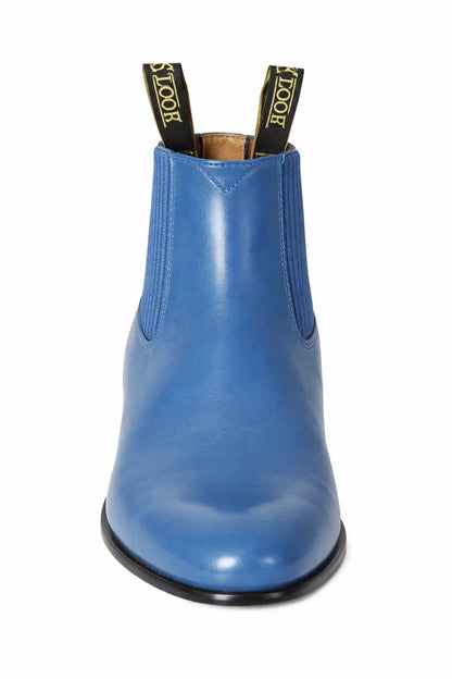 Blue Jean Los Altos Boots Men’s Charro Botín Short Ankle Deer Leather Boots