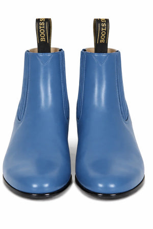 Blue Jean Los Altos Boots Men’s Charro Botín Short Ankle Deer Leather Boots