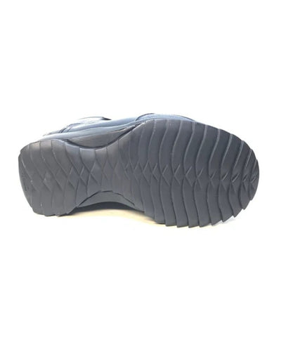 Los Altos Navy Blue Ostrich Leg High-top Sneakers 5   - from alligatorwarehouse.com