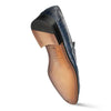 Men's Blue Piccolo Genuine American Alligator Penny Loafer By Mezlan Made In Spain Brand 4   - from alligatorwarehouse.com