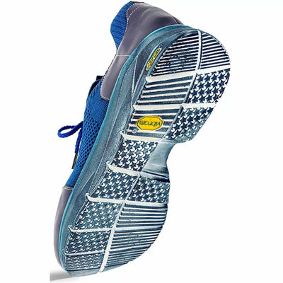 Mezlan Piedra Blue Tri-Tone Knitted Sneaker 5   - from alligatorwarehouse.com