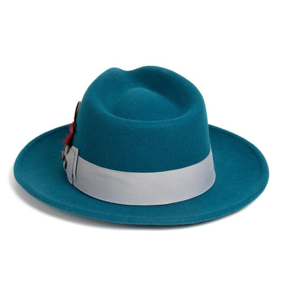 Fedora Hat in 10 Colors - 100% Australian Wool fabric 15   - from alligatorwarehouse.com