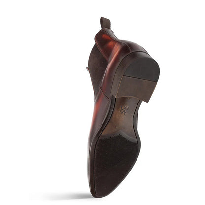 Cervantes Chelsea Boot Cognac Rust By Mezlan Made In Spain Brand