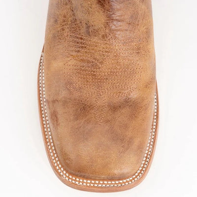 Ferinni Boot - Mens Dress Cowboy Boot  - Ferrini Men's Maddox Leather Boots Handcrafted - Antique Saddle in Antique Saddle 5 12193-15-100-D  - from alligatorwarehouse.com