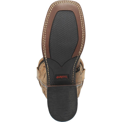 Laredo Bouquet Honey Leather Square Toe Women Boots 6 5844_6_M  - from alligatorwarehouse.com