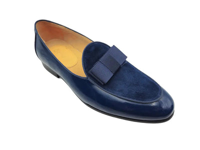 Bow Tie Patent Leather Formal Shoe 11 KS525-210SPBLACK8  - from alligatorwarehouse.com