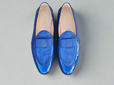 Bow Tie Patent Leather Formal Shoe 10 KS525-210SPBLACK8  - from alligatorwarehouse.com