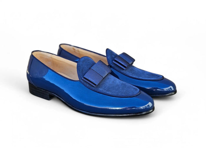 Carrucci Bow Tie Patent Leather Formal Shoe