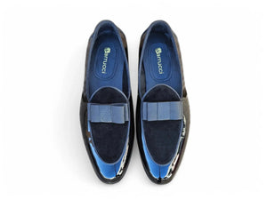 Carrucci Bow Tie Patent Leather Oxford - Luxury Formal Shoe