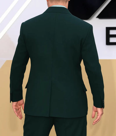 Brad Pitt Green Blazer 2   - from alligatorwarehouse.com