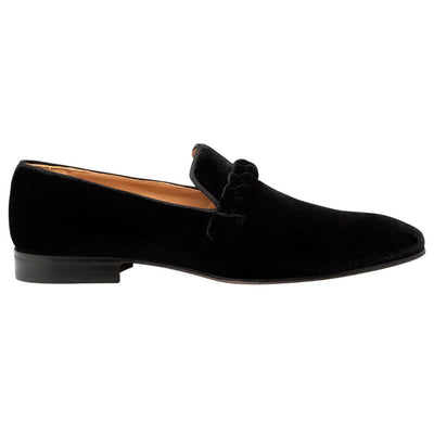 Men's Prima Braided Velvet Black Slip-On By Mezlan Made In Spain Brand 2   - from alligatorwarehouse.com