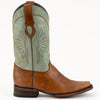 Ferinni Boot - Mens Dress Cowboy Boot  - Ferrini Men's Santa Fe Leather Boots Handcrafted - Brandy 2 12871-55-090-D  - from alligatorwarehouse.com