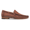 Brandy Genuine Ostrich Dress Moccasin By Mezlan Made In Spain Brand 3   - from alligatorwarehouse.com