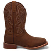 Dan Post Men's Brigston Brown Leather Broad Square Toe Western Boots 2 DP5172_7_D  - from alligatorwarehouse.com