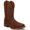 Dan Post Men's Brigston Brown Leather Broad Square Toe Western Boots 6 DP5172_7_D  - from alligatorwarehouse.com