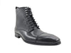 Brogue Cap Toe Leather Boot 2 KB524-15BLACK65  - from alligatorwarehouse.com