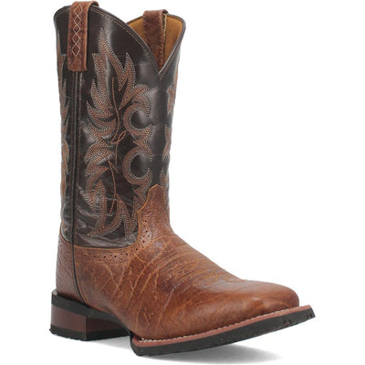 Laredo Broken Bow Rust Broad Square Toe Boots for Men 2 7986_8_D  - from alligatorwarehouse.com