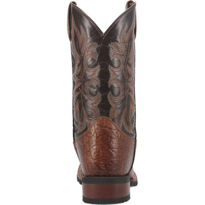 Laredo Broken Bow Rust Broad Square Toe Boots for Men 4 7986_8_D  - from alligatorwarehouse.com