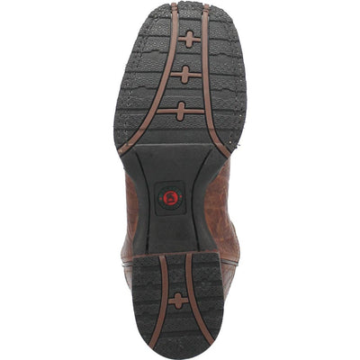 Laredo Broken Bow Rust Broad Square Toe Boots for Men 6 7986_8_D  - from alligatorwarehouse.com