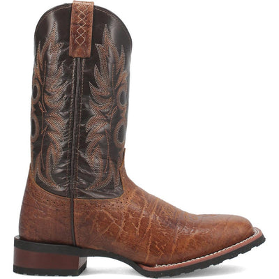 Laredo Broken Bow Rust Broad Square Toe Boots for Men 1 7986_8_D  - from alligatorwarehouse.com
