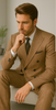 Wool Suit - Italian Made Business Suit by Statement Men's 100% Wool 2 Piece Double Breasted Suit - Subtle Windowpane 6 SD-104_Black_38R  - from alligatorwarehouse.com