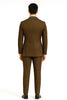 Mens Brown Pinstripe Double-Breasted Suit – Classic 6-Button Business and Vintage Style 3   - from alligatorwarehouse.com