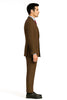 Mens Brown Pinstripe Double-Breasted Suit – Classic 6-Button Business and Vintage Style 6   - from alligatorwarehouse.com