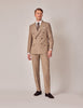 Mens Linen Suit For Beach Wedding - Summer  Suit in Brown 16 AT-2166  - from alligatorwarehouse.com