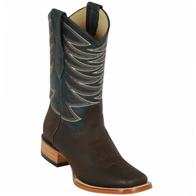 Los Altos Boots - Mens Dress Cowboy Boot - Low Priced  Cowboy Boots Square Toe- in Brown 1   - from alligatorwarehouse.com