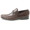 Los Altos Brown Genuine Caiman Crocodile Belly Slip-On Loafers 3   - from alligatorwarehouse.com