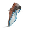 Enterprise Brown Calfskin Men’s Plain Toe Shoe By Mezlan Made In Spain Brand 5   - from alligatorwarehouse.com