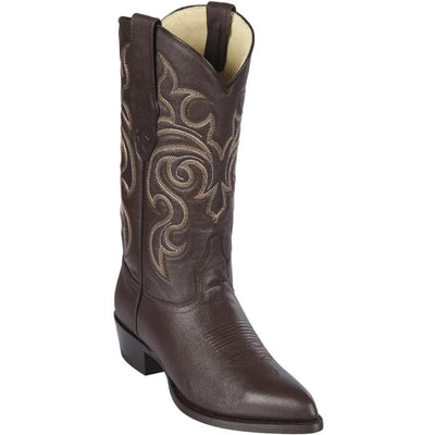 J Toe Cowboy Boots - J Toe Western Boots - Los Altos Boots - Mens Dress Cowboy Boot - Low Priced Brown Cowboy Boots J-Toe-  in Brown 1   - from alligatorwarehouse.com