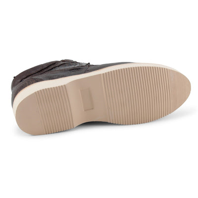 Los Altos Brown Full Ostrich Leg Skin Boots 3   - from alligatorwarehouse.com