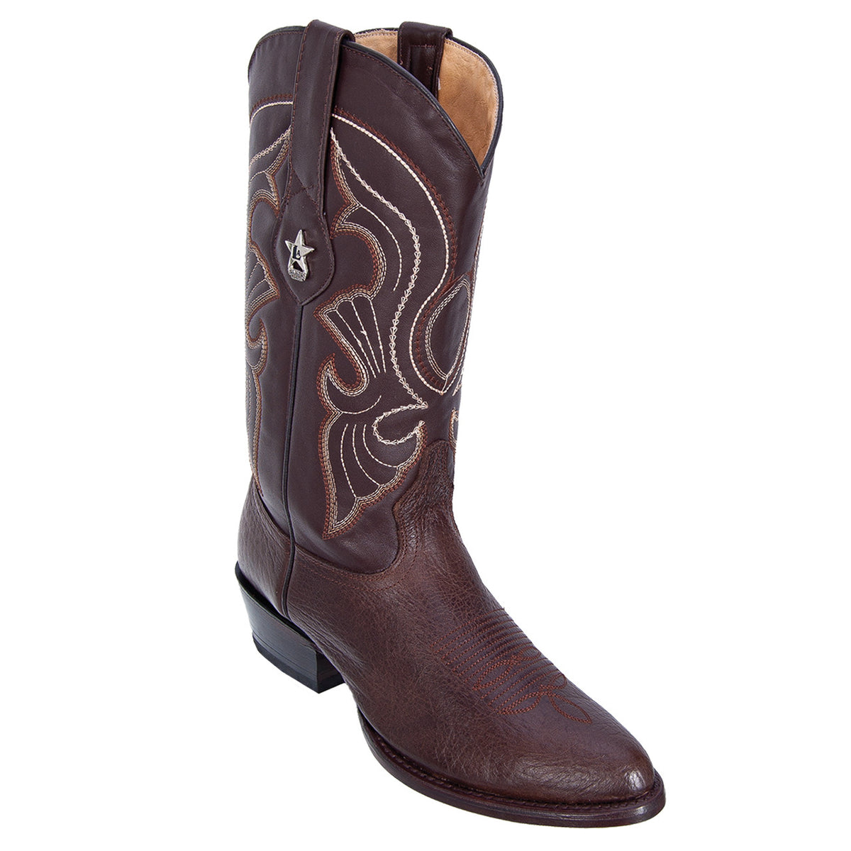 Los Altos Brown Genuine Bull Shoulder Leather Boots