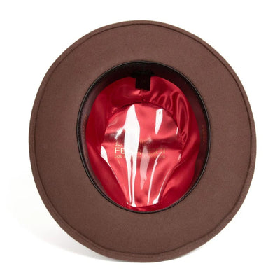 Fedora Hat in 10 Colors - 100% Australian Wool fabric 12   - from alligatorwarehouse.com