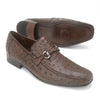 Los Altos Brown Genuine Full Quill Ostrich Slip-On Loafers 3   - from alligatorwarehouse.com