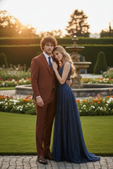  Brown Three-Piece Suit –   Slim